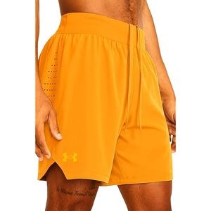 Under Armour Gold Yellow Running Shorts Men’s Small Athletic Gym Training